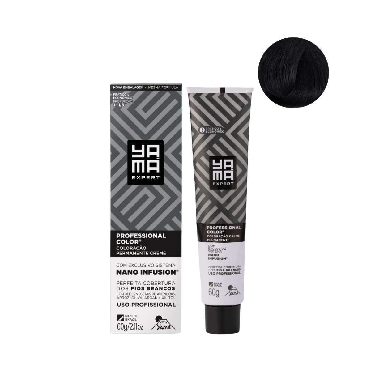 Yamá Color Nano Infusion 1.0 Preto  - 2 Unidades 1.1 Preto Azulado 2