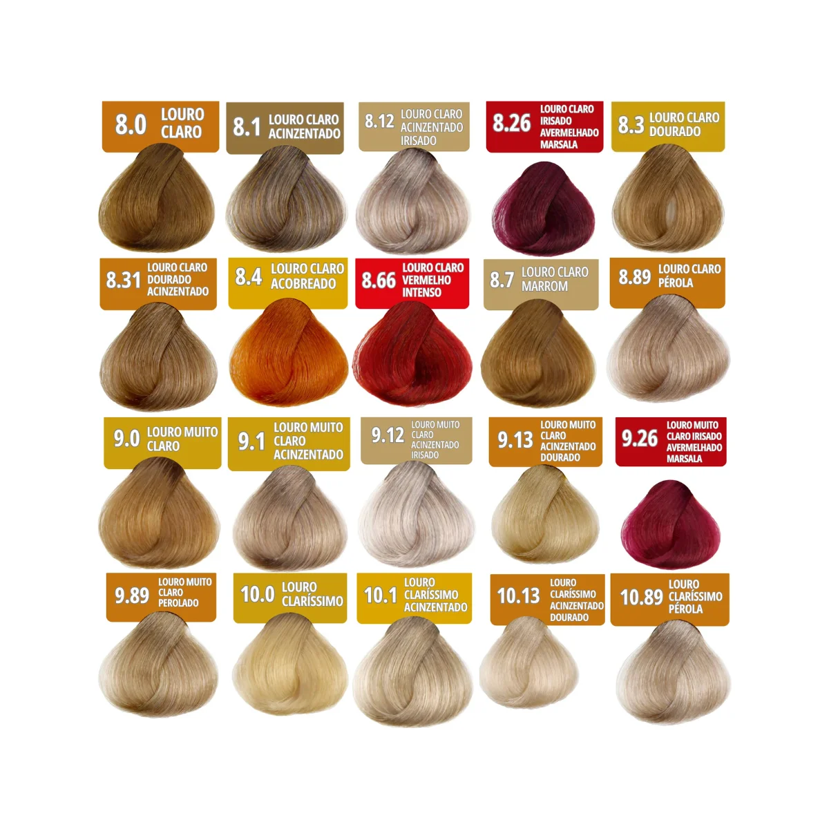 Yamá Color Nano Infusion 8.0 Loiro Claro  - 2 Unidades 8.0 Loiro Claro 4