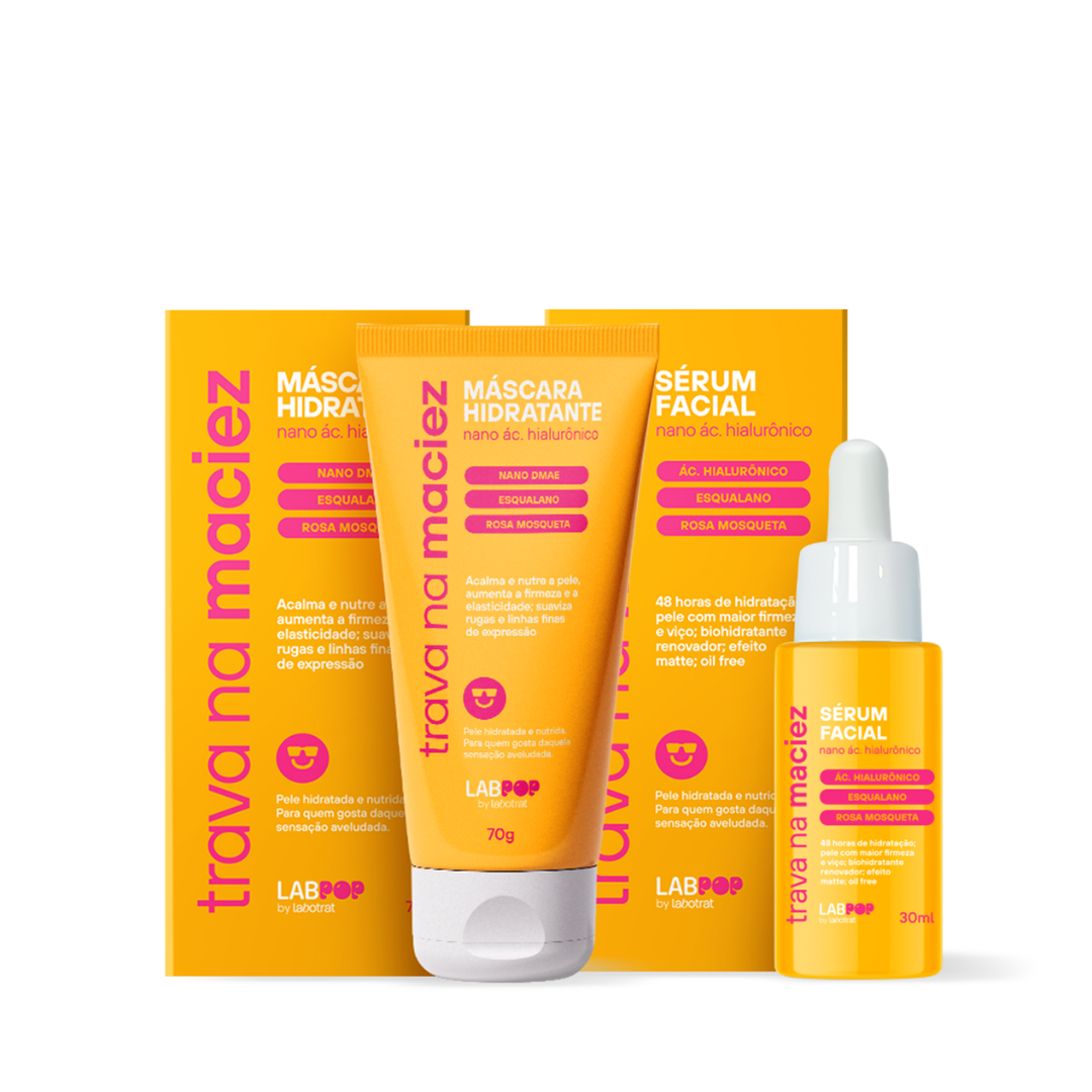 Labotrat LabPOP Trava na Maciez Sérum + Mascara Hidratante ÚNICO 1