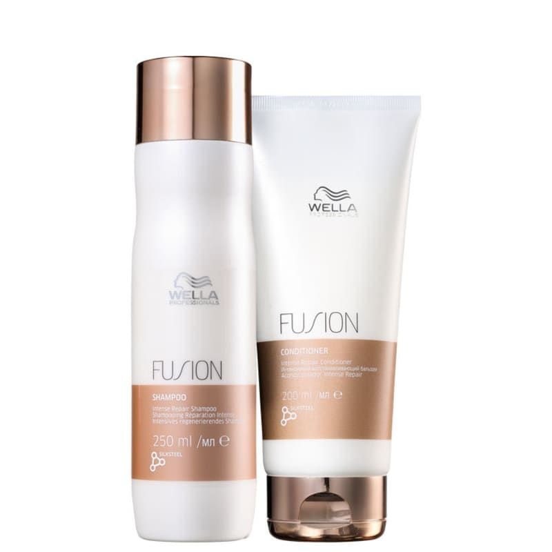 Kit Wella Fusion Shampoo 250ml + Condicionador 200ml ÚNICO 1