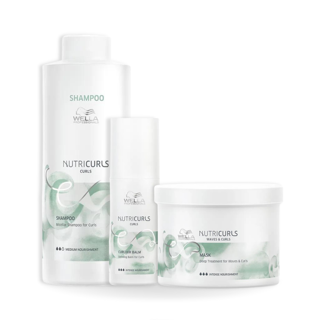Wella Nutricurls Duo Tratamento Salão + Leave-in 150ml ÚNICO 1