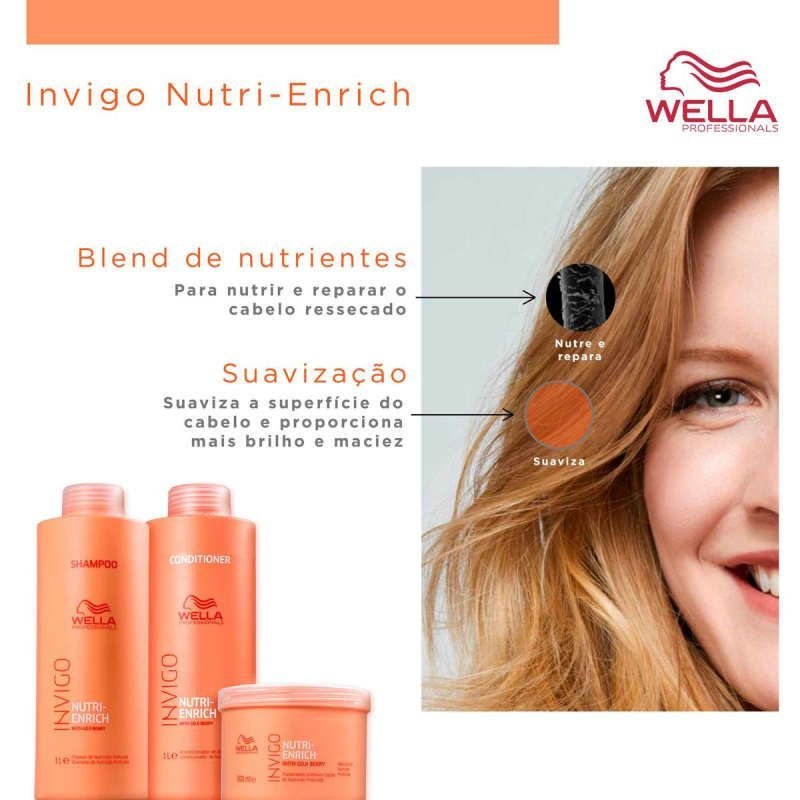 Wella Nutri-Enrich Kit Completo Salão ÚNICO 3