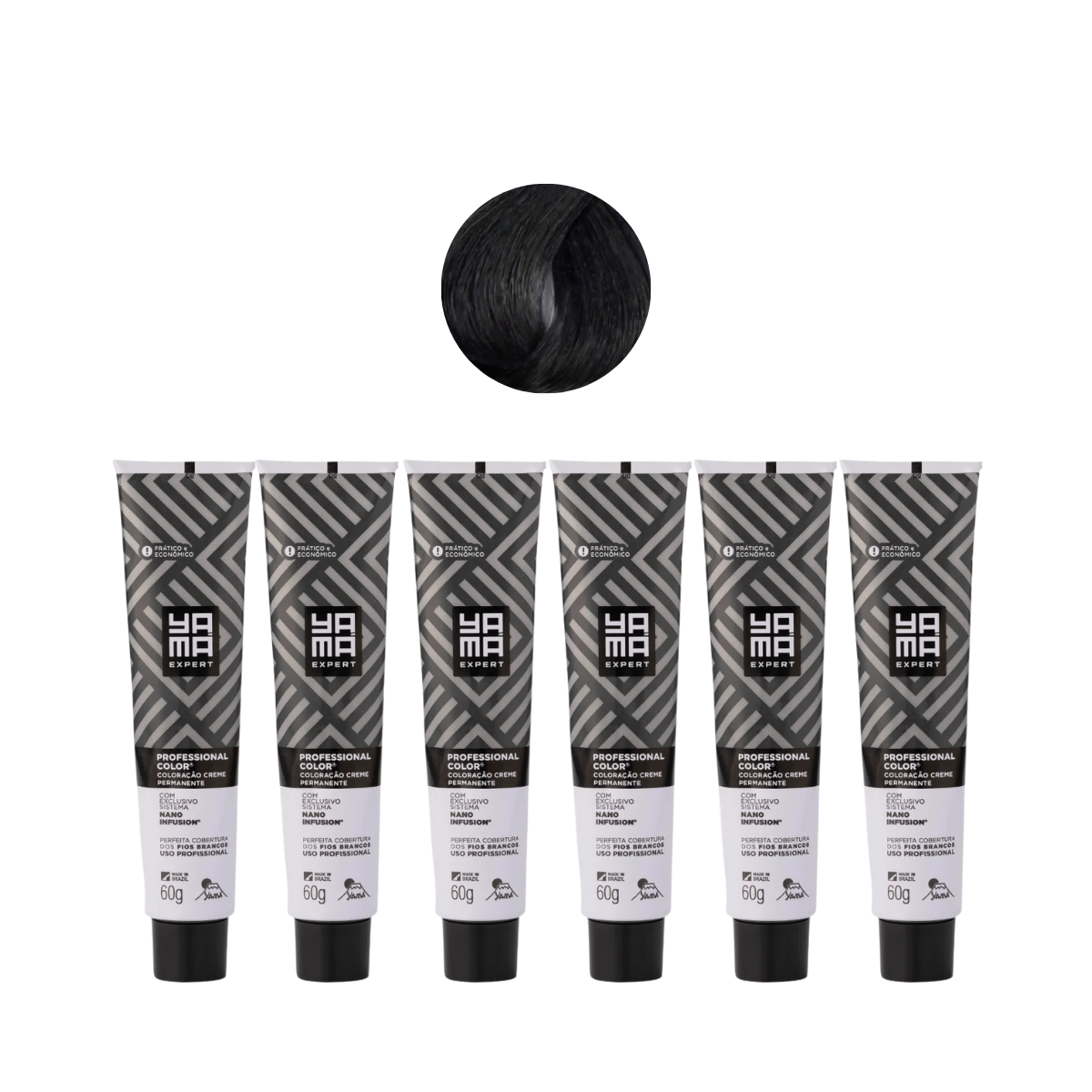 Yamá Color Nano Infusion 3.0 Castanho Escuro - 6 Unidades 3.0 Castanho Escuro 1