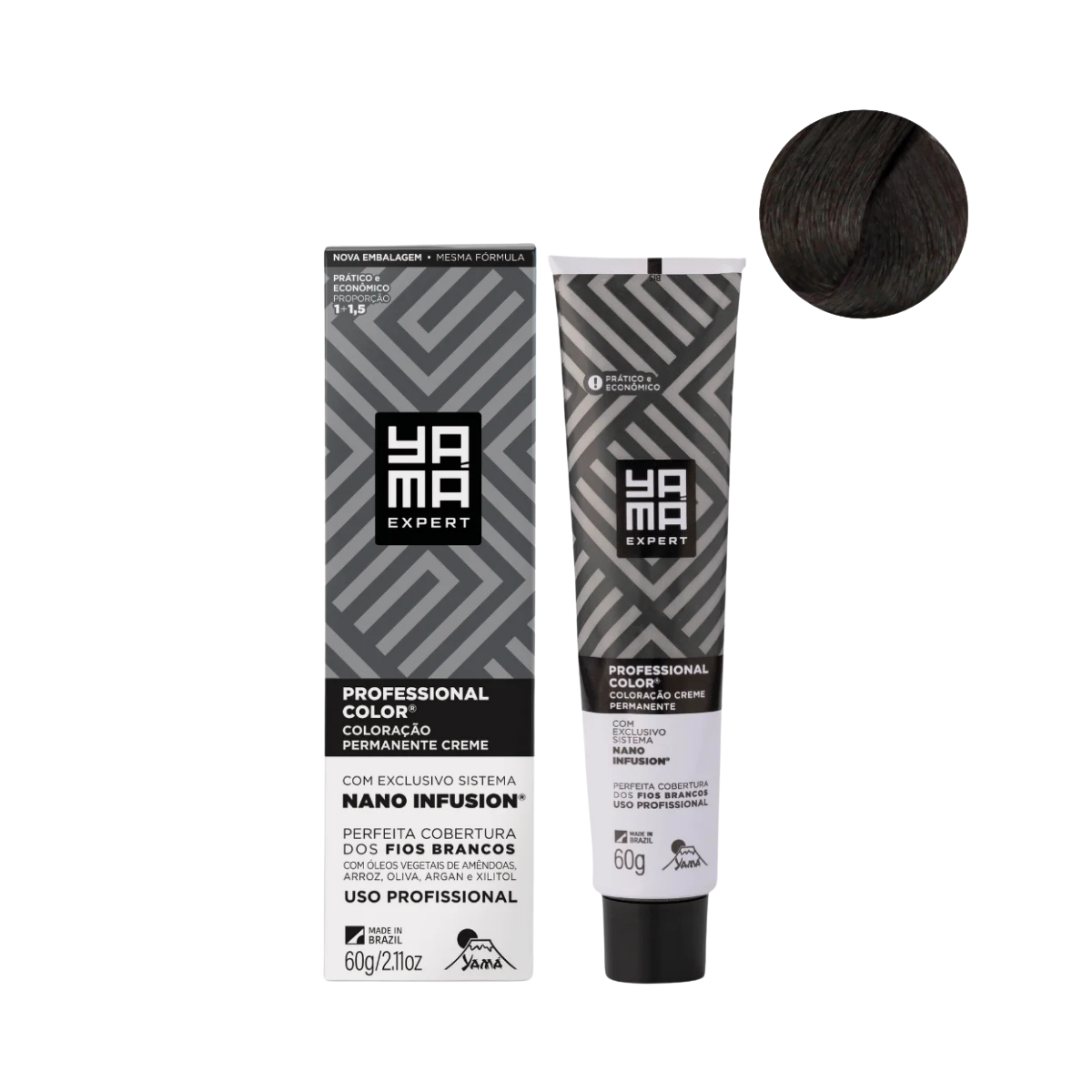 Yamá Color Nano Infusion 5.0 Castanho Claro  - 6 Unidades 5.0 Castanho Claro 3