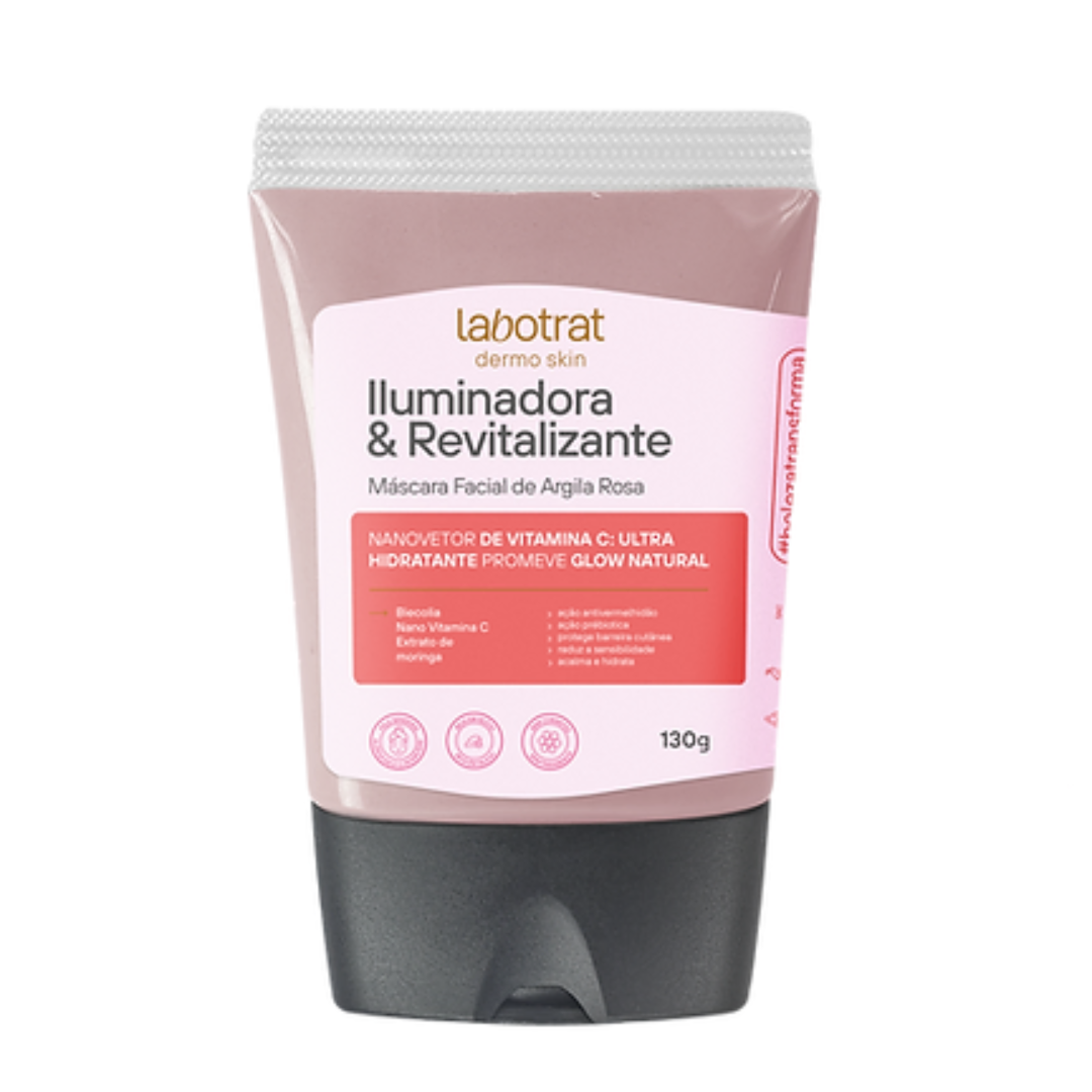 Labotrat Máscara Argila Branca + Preta + Rosa ÚNICO 4