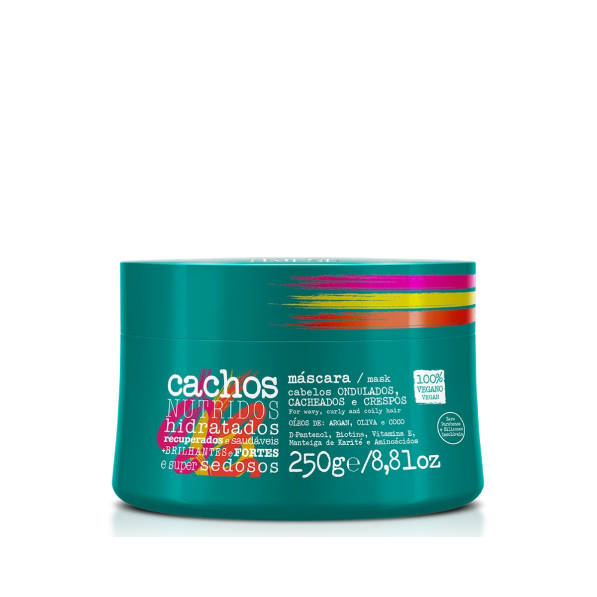 Amend Cachos Masc 250ml + Leave-in Crespo 250ml + Millenar Oil Inchi 60ml ÚNICO 2