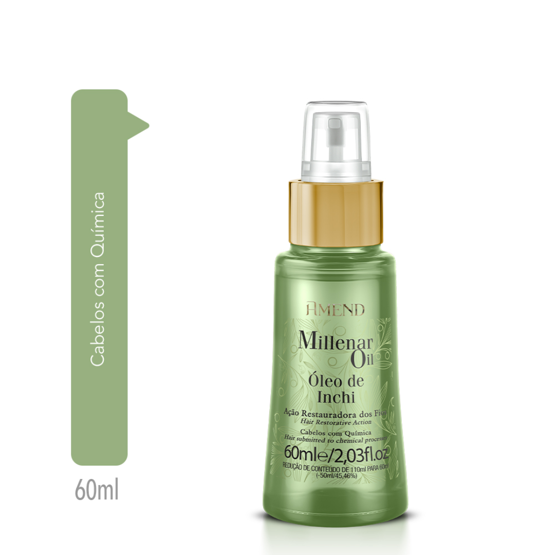 Amend Expertise Volume Absoluto Masc 300ml + Millenar Oil Inchi 60ml ÚNICO 3