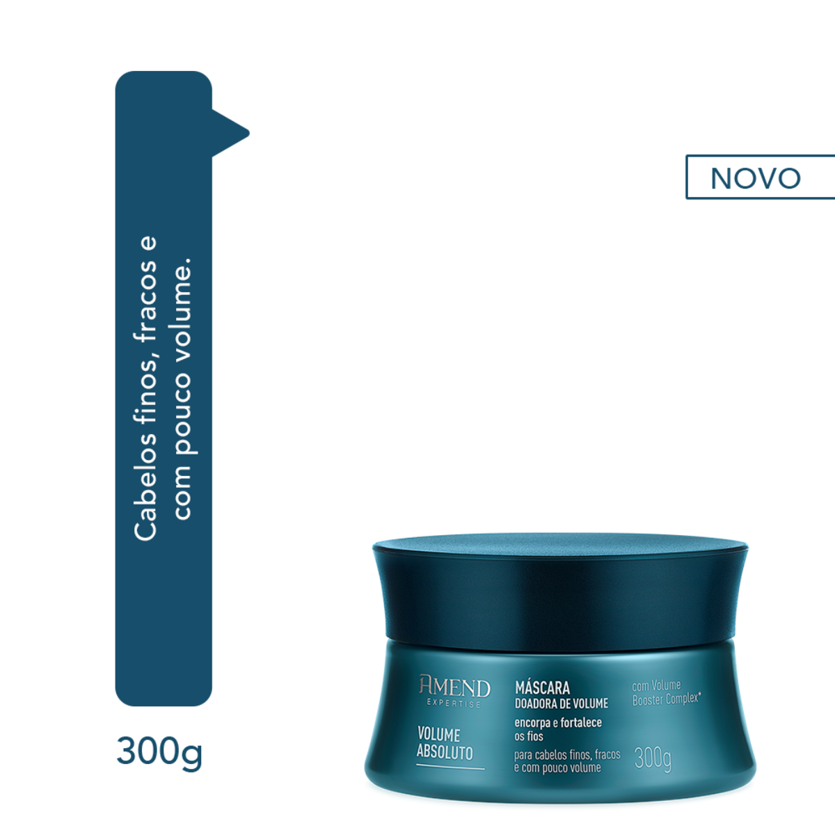 Amend Expertise Volume Absoluto Masc 300ml + Millenar Oil Monói 60ml ÚNICO 2