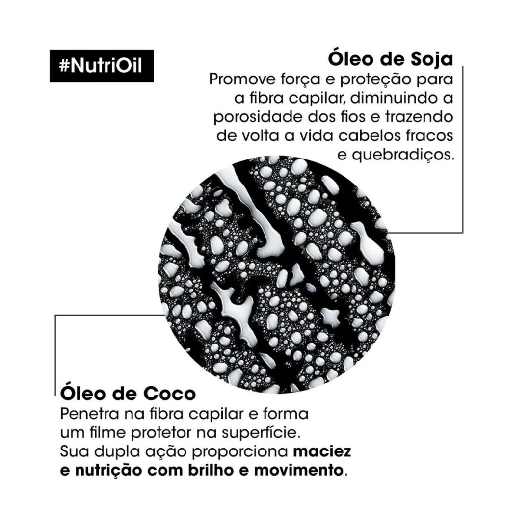 Kit Loreal NutriOil Trio + Leave-in Protetor Térmico 150ml ÚNICO 3