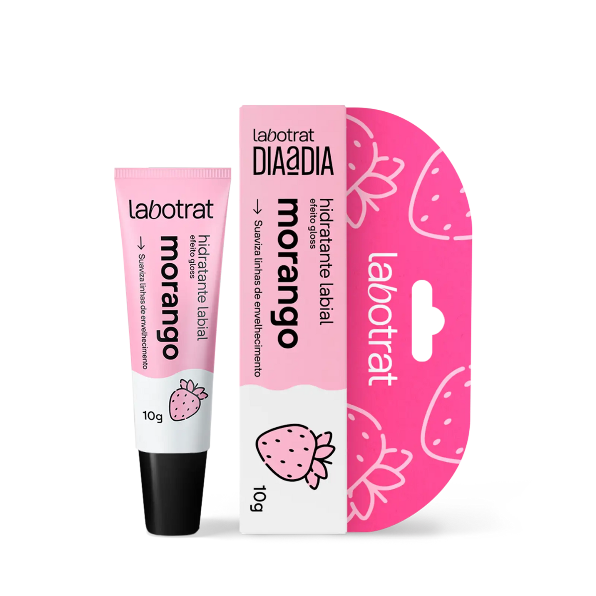 Labotrat Morango Body + Hidratante Labial 10ml ÚNICO 2