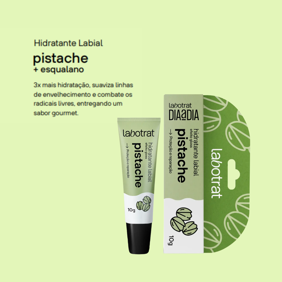 Labotrat Dia a Dia Pistache Hidratante Labial 10ml 10g 2