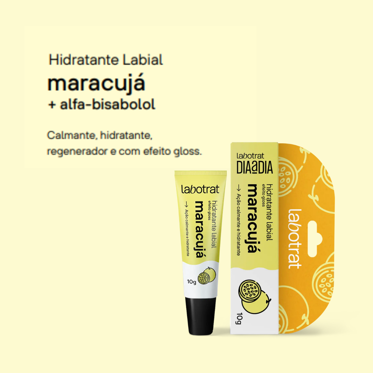Labotrat Dia a Dia Maracujá Hidratante Labial 10ml 10g 2