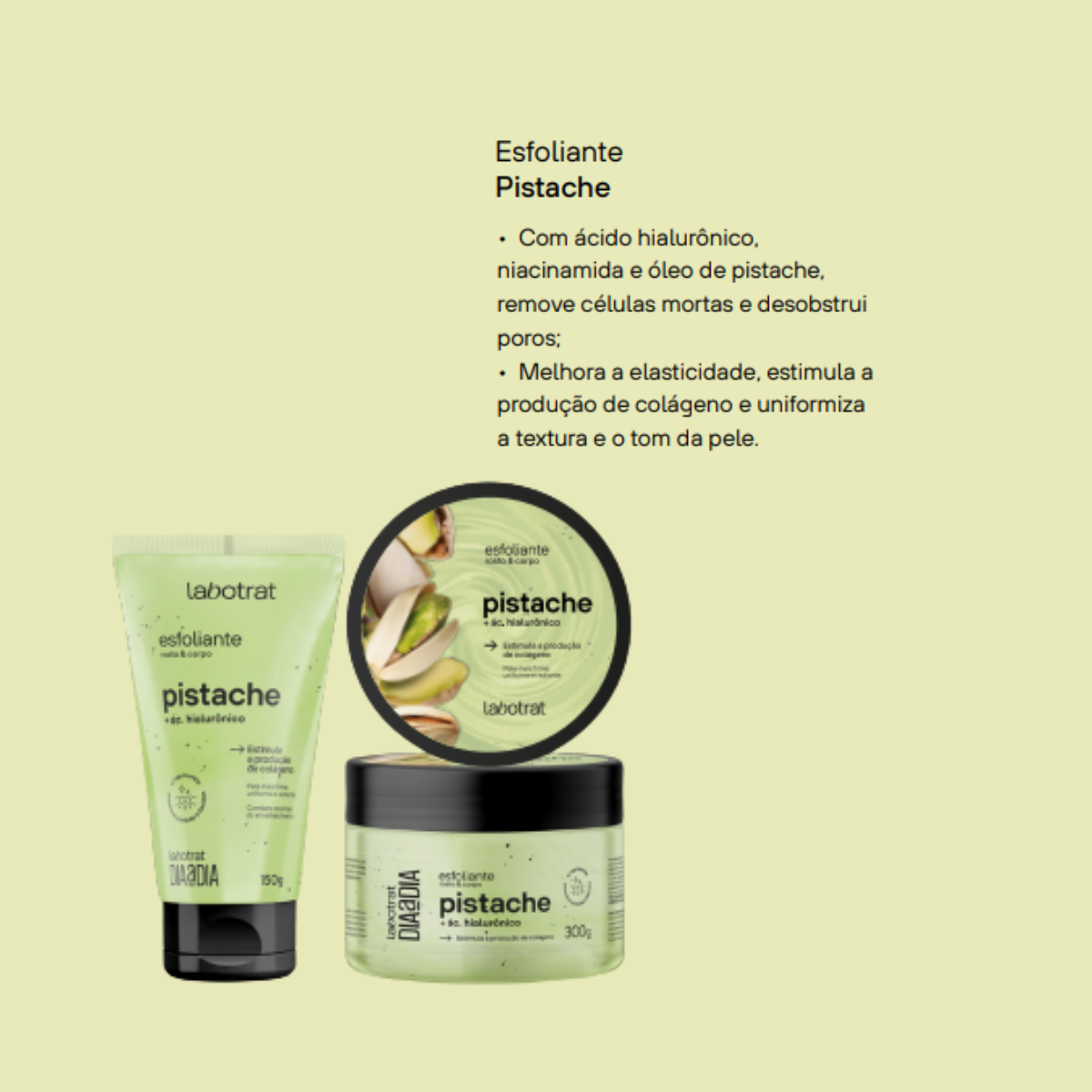 Labotrat Dia a Dia Pistache Esfoliante 300ml 300ml 2