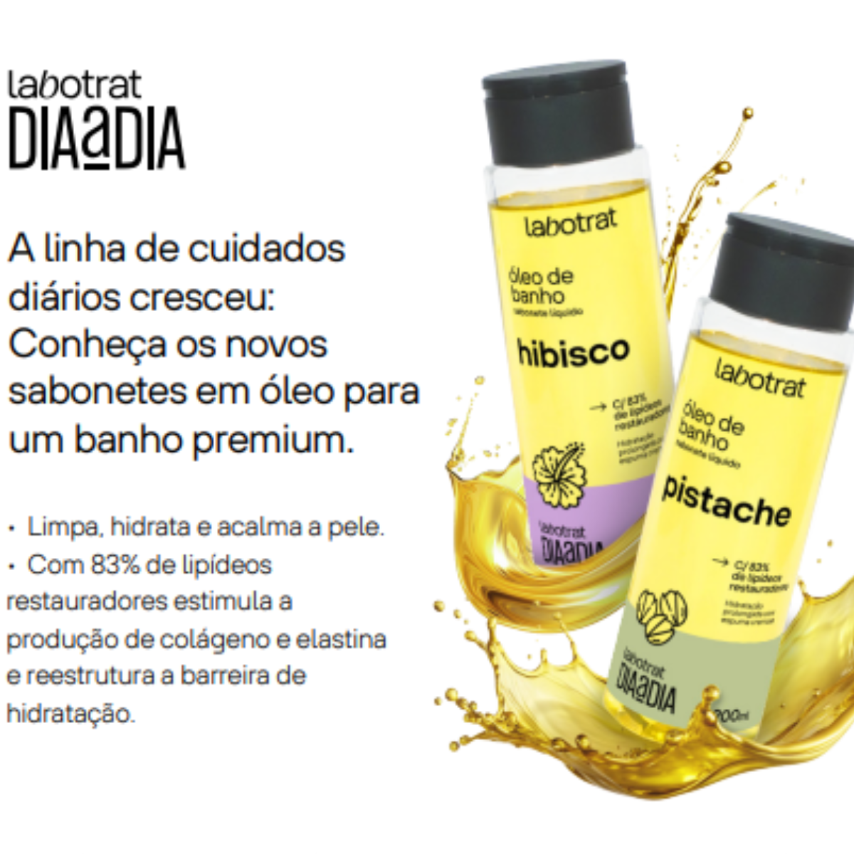 Labotrat Dia a Dia Pistache Sabonete Óleo de Banho 200ml 200ml 2