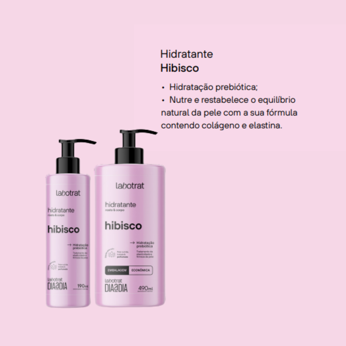 Labotrat Dia a Dia Hibisco Hidratante Corporal 190ml 190ml 2