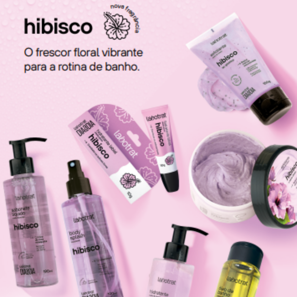 Labotrat Dia a Dia Hibisco Hidratante Corporal 190ml 190ml 3