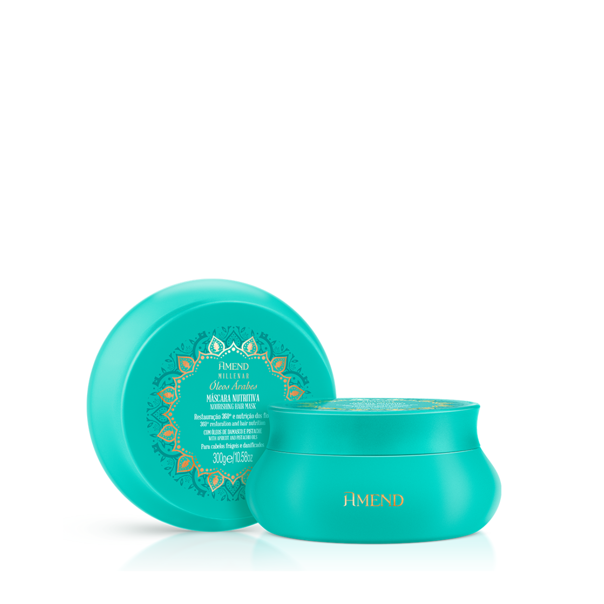 Amend Millenar Óleos Árabes Masc 300ml + Balm Selante 180ml + Óleo Elixir Nutritivo 75ml ÚNICO 2
