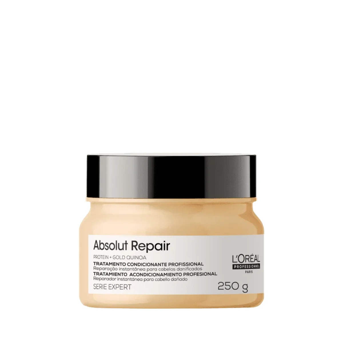 Loreal Abs Repair Gold Shampoo 300ml + Mascara 250ml + Óleo 90ml ÚNICO 3