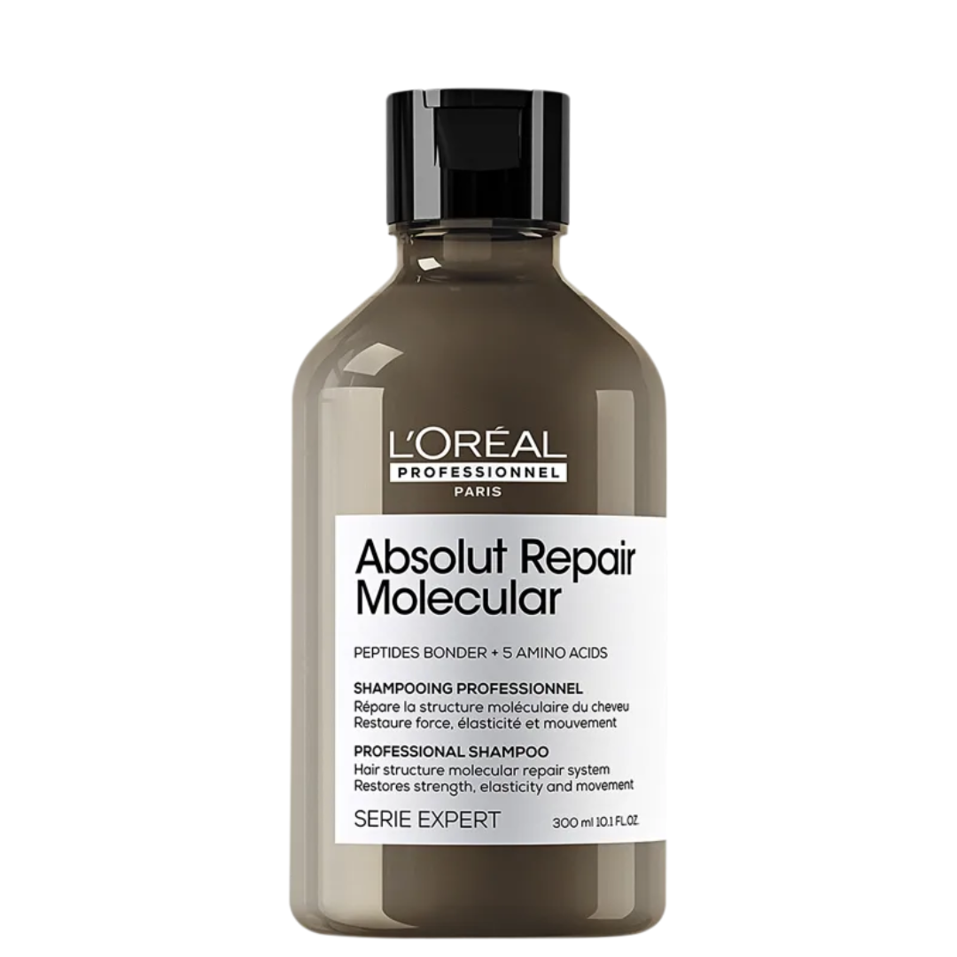Loreal Absolut Repair Molecular Shampoo + Sérum + Mascara 500ml ÚNICO 2