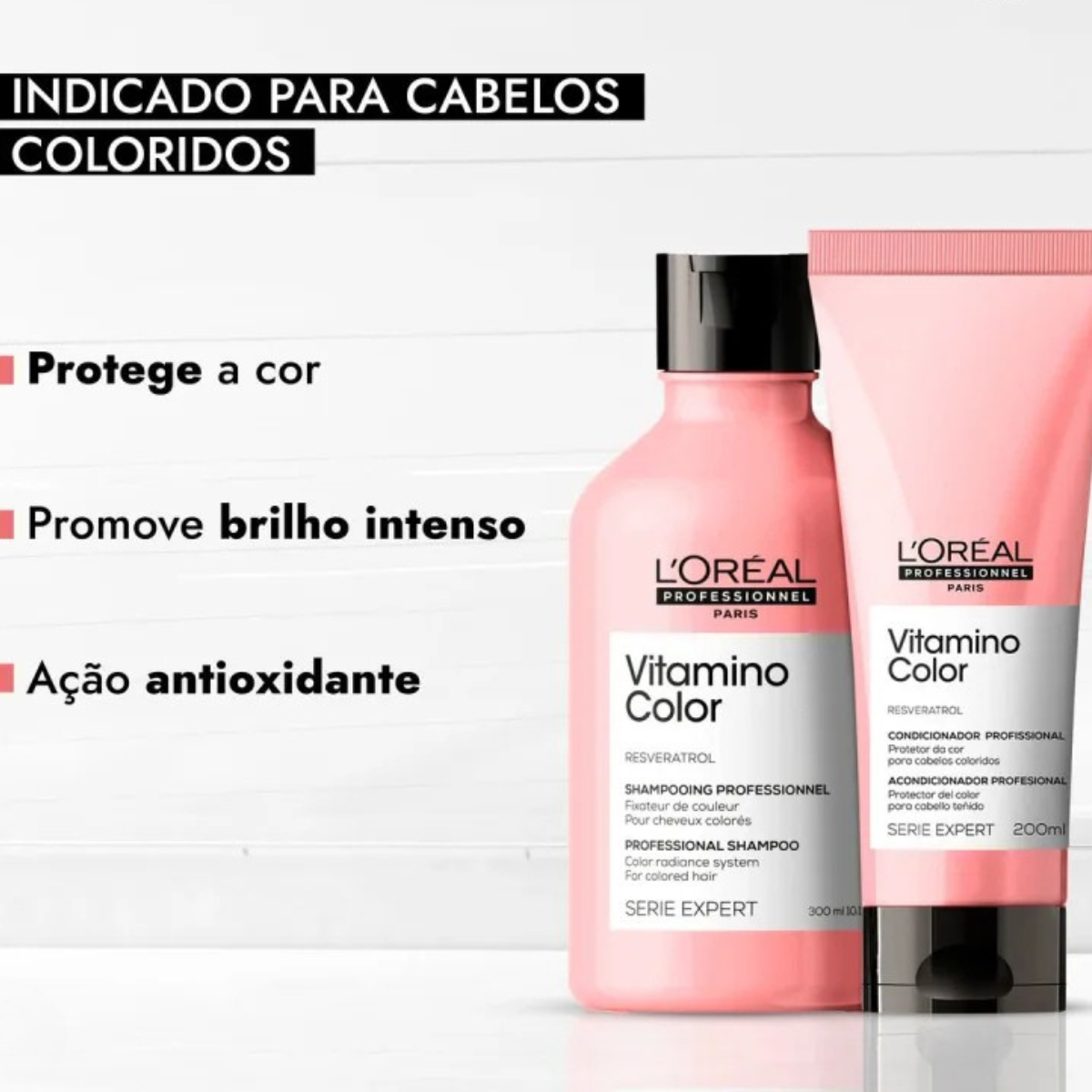 Kit Loreal Vitamino Color Sham e Masc + Óleo Abs Repair 10x1 ÚNICO 4