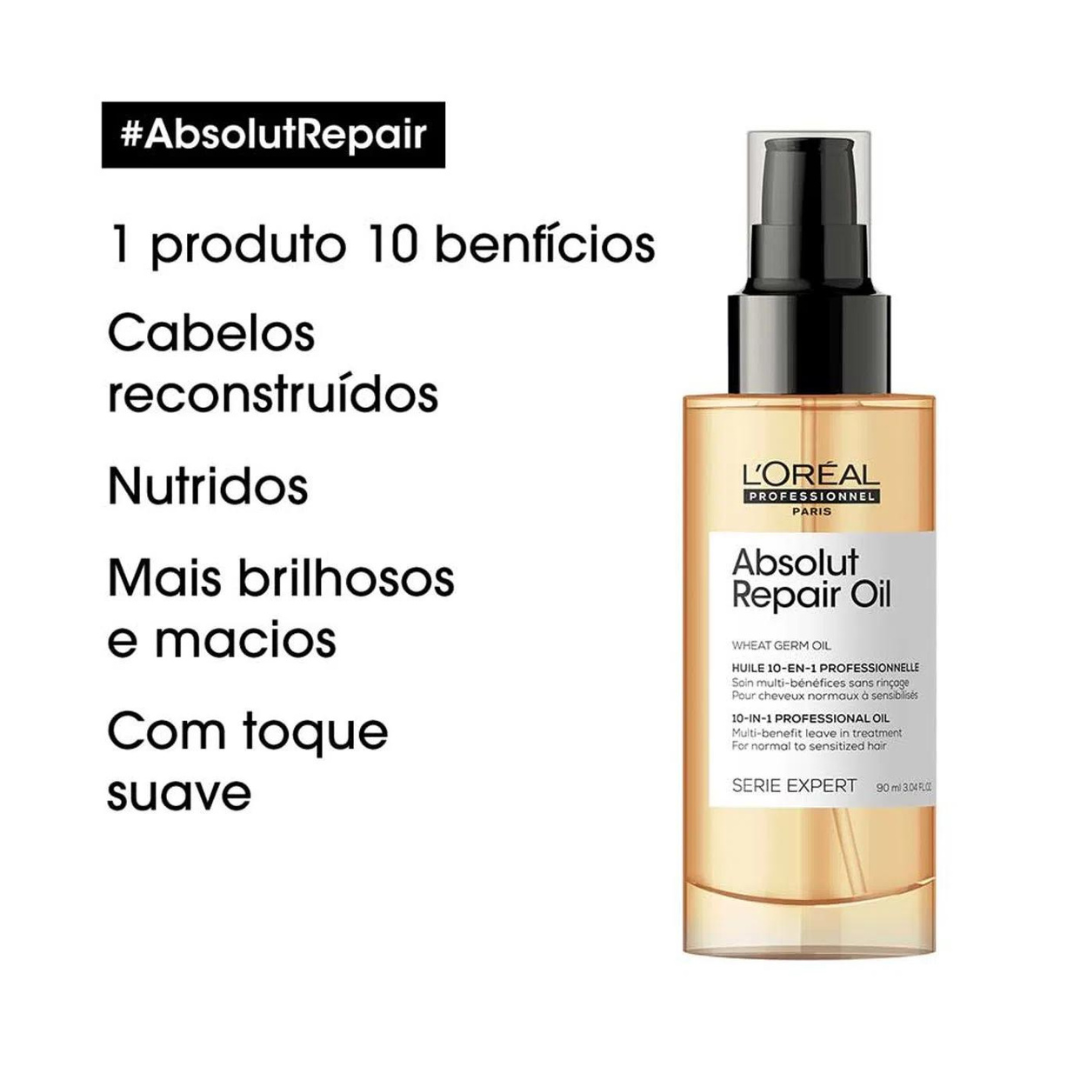 Kit Loreal Vitamino Color Sham e Masc + Óleo Abs Repair 10x1 ÚNICO 6