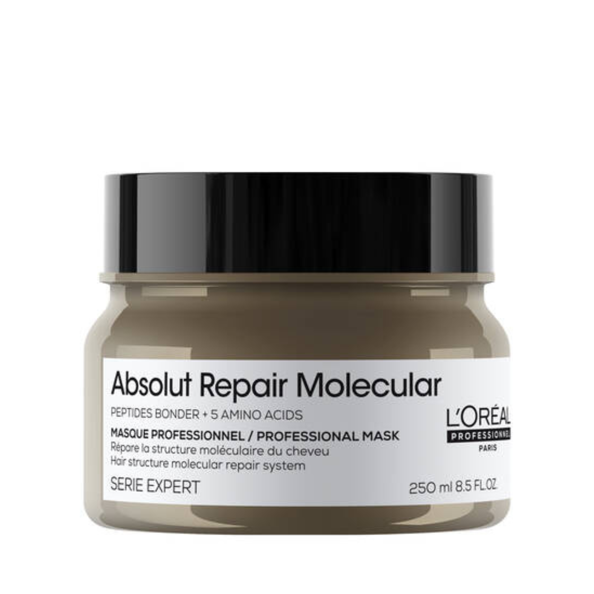 Loreal Absolut Repair Molecular Shampoo + Sérum + Mascara 250ml ÚNICO 4