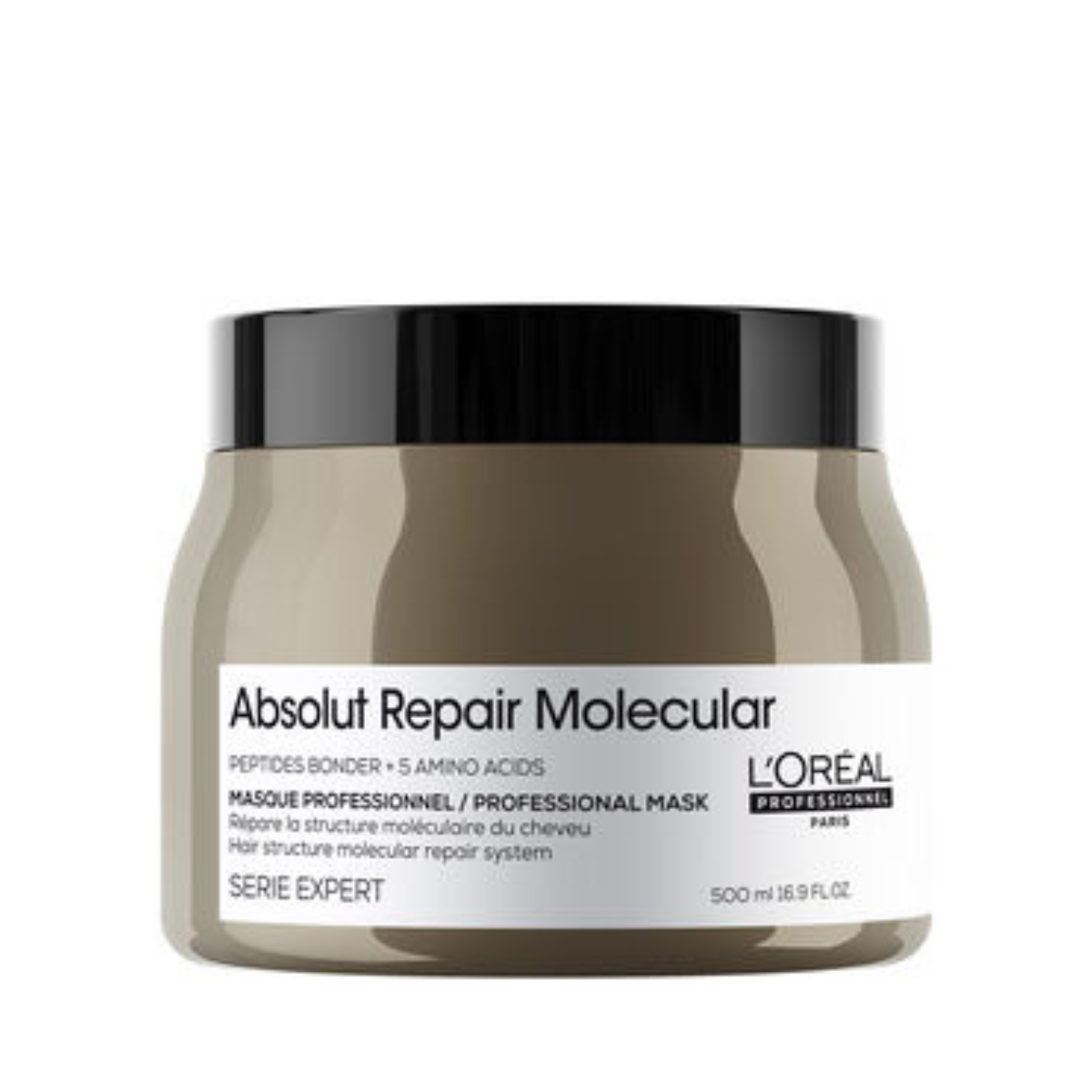 Loreal Absolut Repair Molecular Shampoo + Leave-in + Mascara 500ml ÚNICO 4