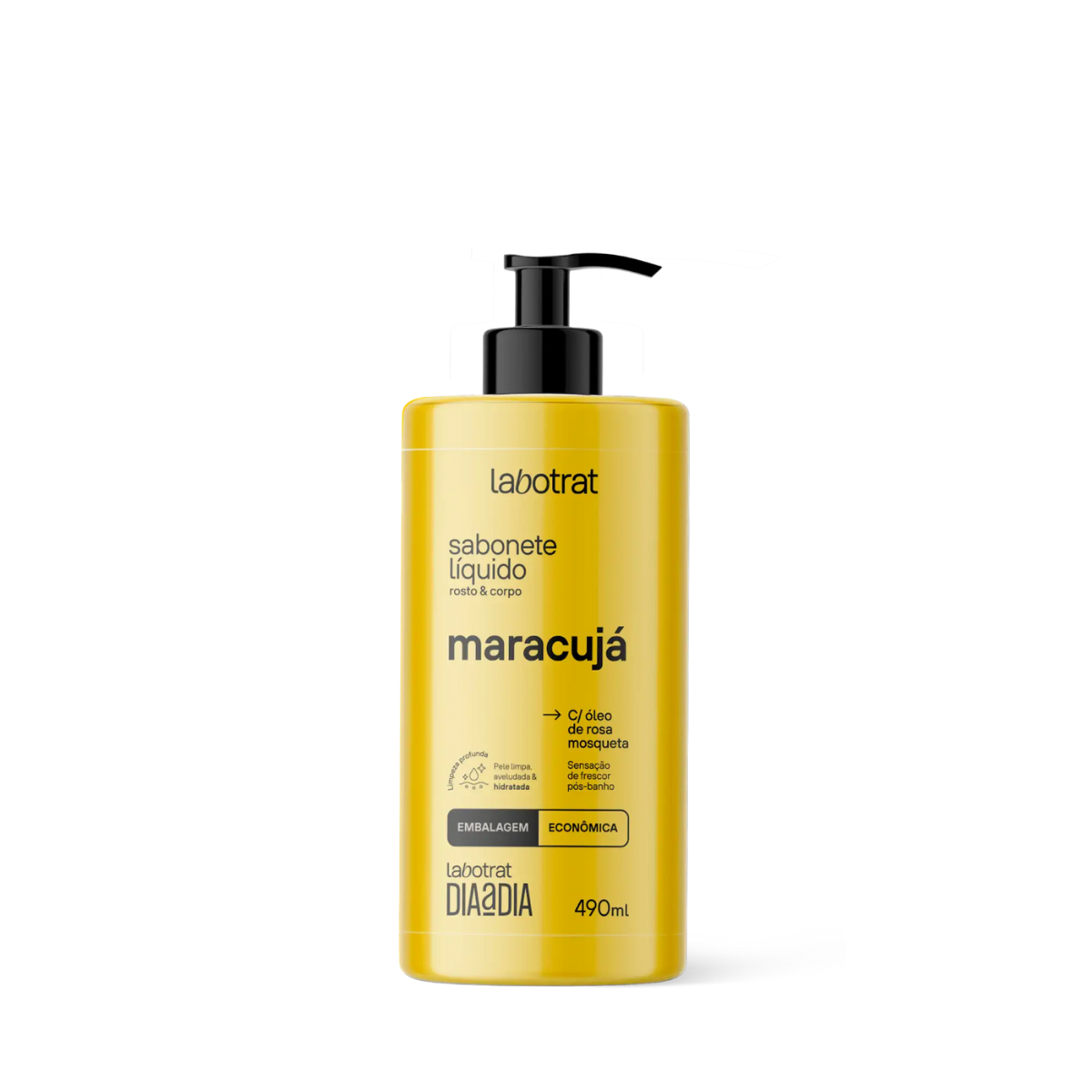 Labotrat Maracujá Sabonete 490ml + Hidratante 490ml + Esf 300ml ÚNICO 3