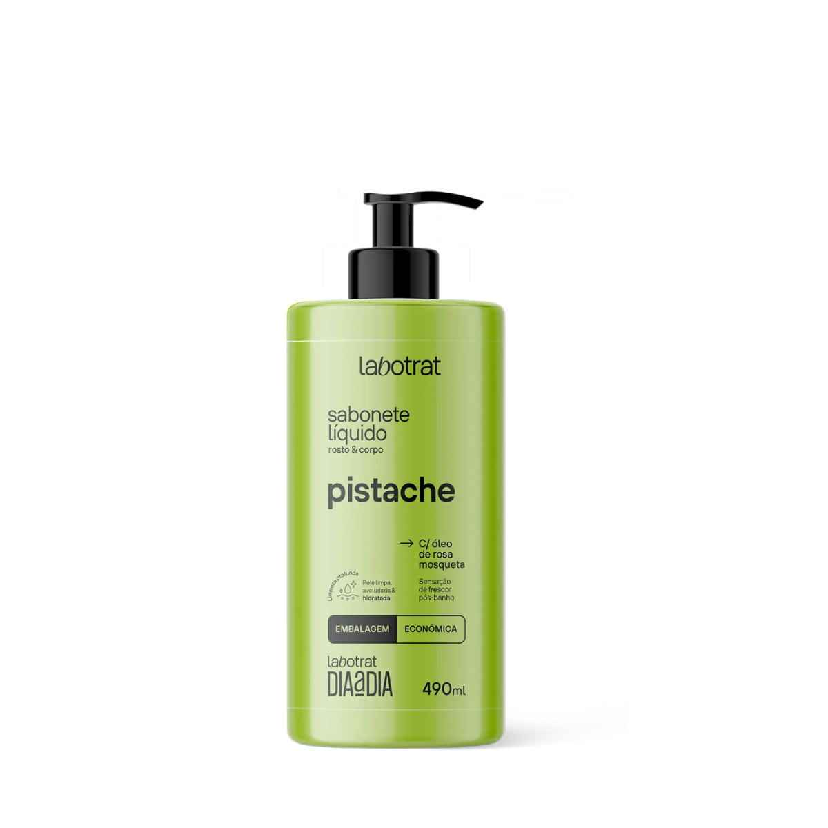 Labotrat Pistache Esfoliante 300ml + Hidratante 490ml + Sabonete 490ml + Body ÚNICO 4