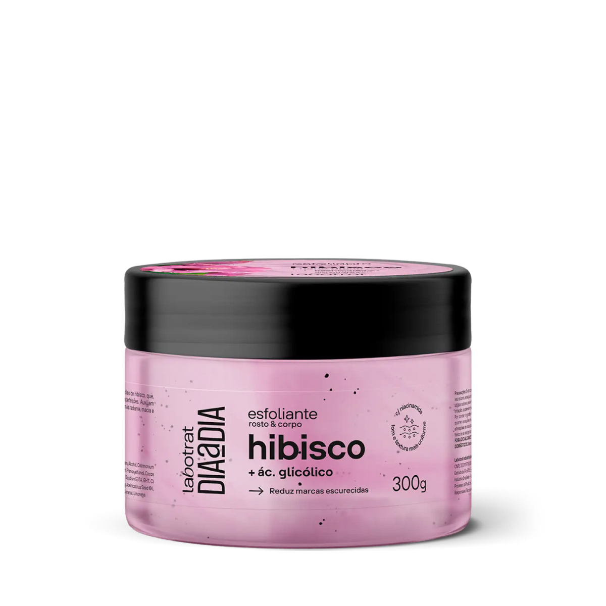 Labotrat Hibisco Esfoliante 300ml + Sabonete + Body ÚNICO 2