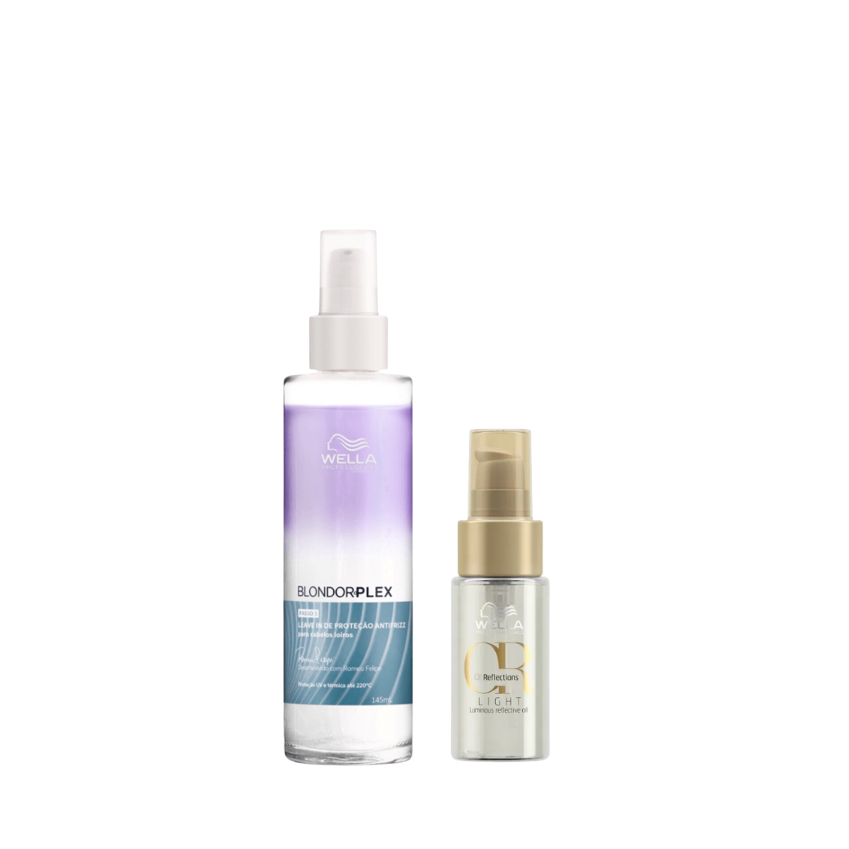 Wella BlondorPlex Care Line Leave-in Protective 145ml + Óleo Light 30ml