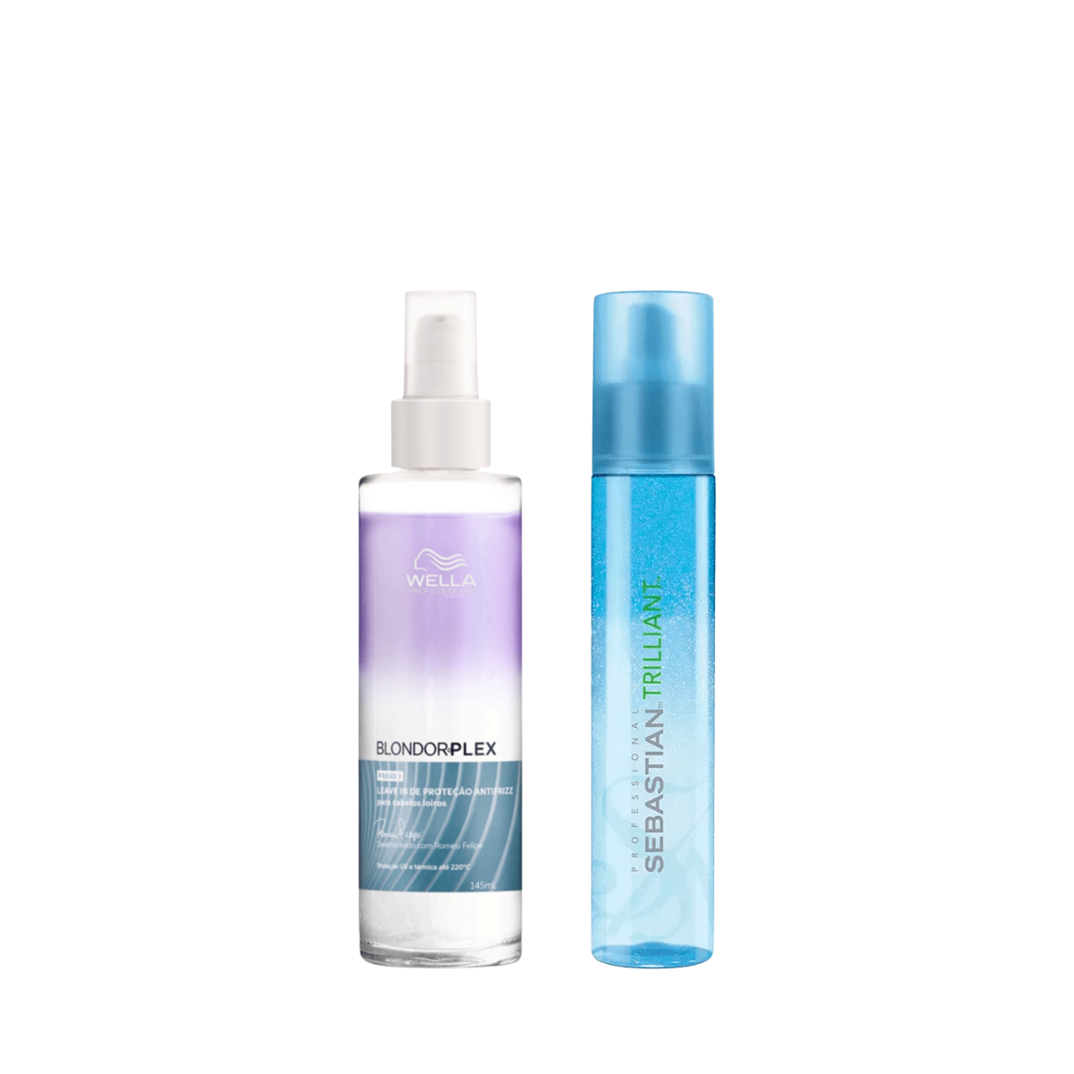 Wella BlondorPlex Care Line Leave-in Protective 145ml + Trilliant 150ml ÚNICO 4