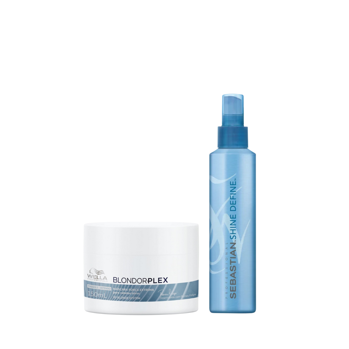 Wella BlondorPlex Care Line Masc 150ml + Shine 200ml