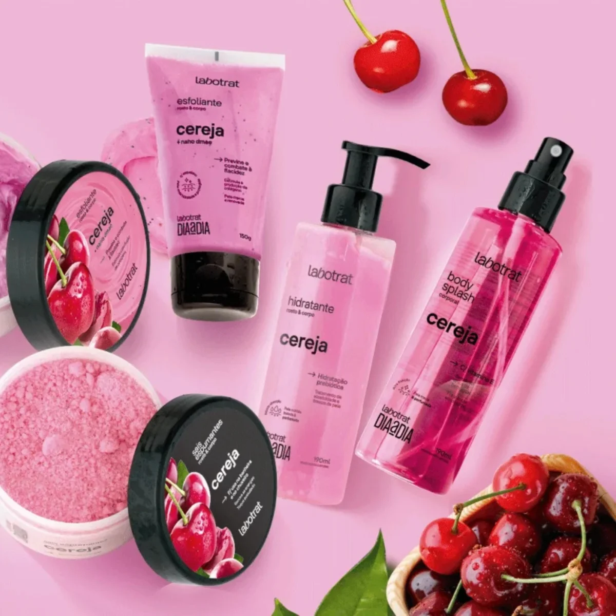 Labotrat Dia a Dia Cereja Sabonete 490ml 490ml 3