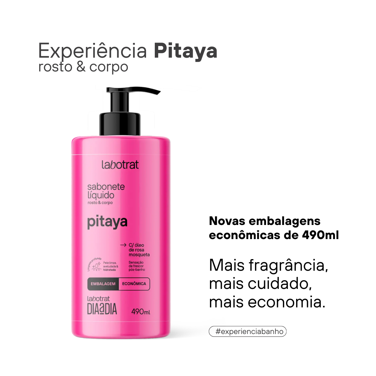 Labotrat Dia a Dia Pitaya Sabonete 490ml 490ml 2