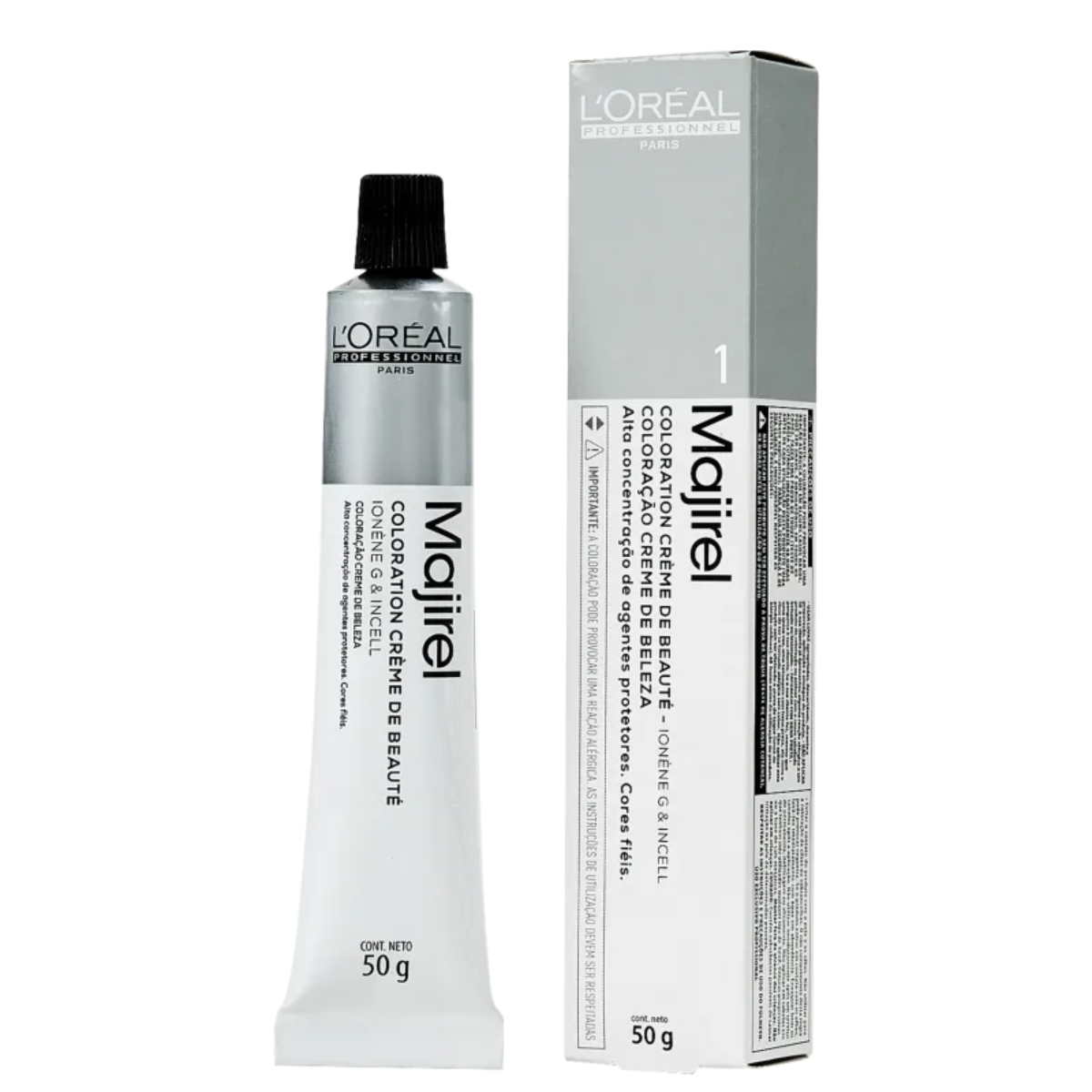 Loreal Majirel Coloração Permanente 1.0 Preto Preto 2