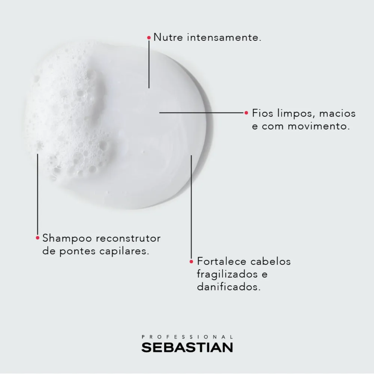 Sebastian No Breaker Shampoo de Reconstrução 250ml 250ml 2