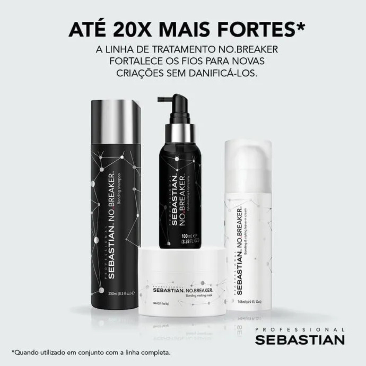 Sebastian No Breaker Shampoo de Reconstrução 250ml 250ml 7