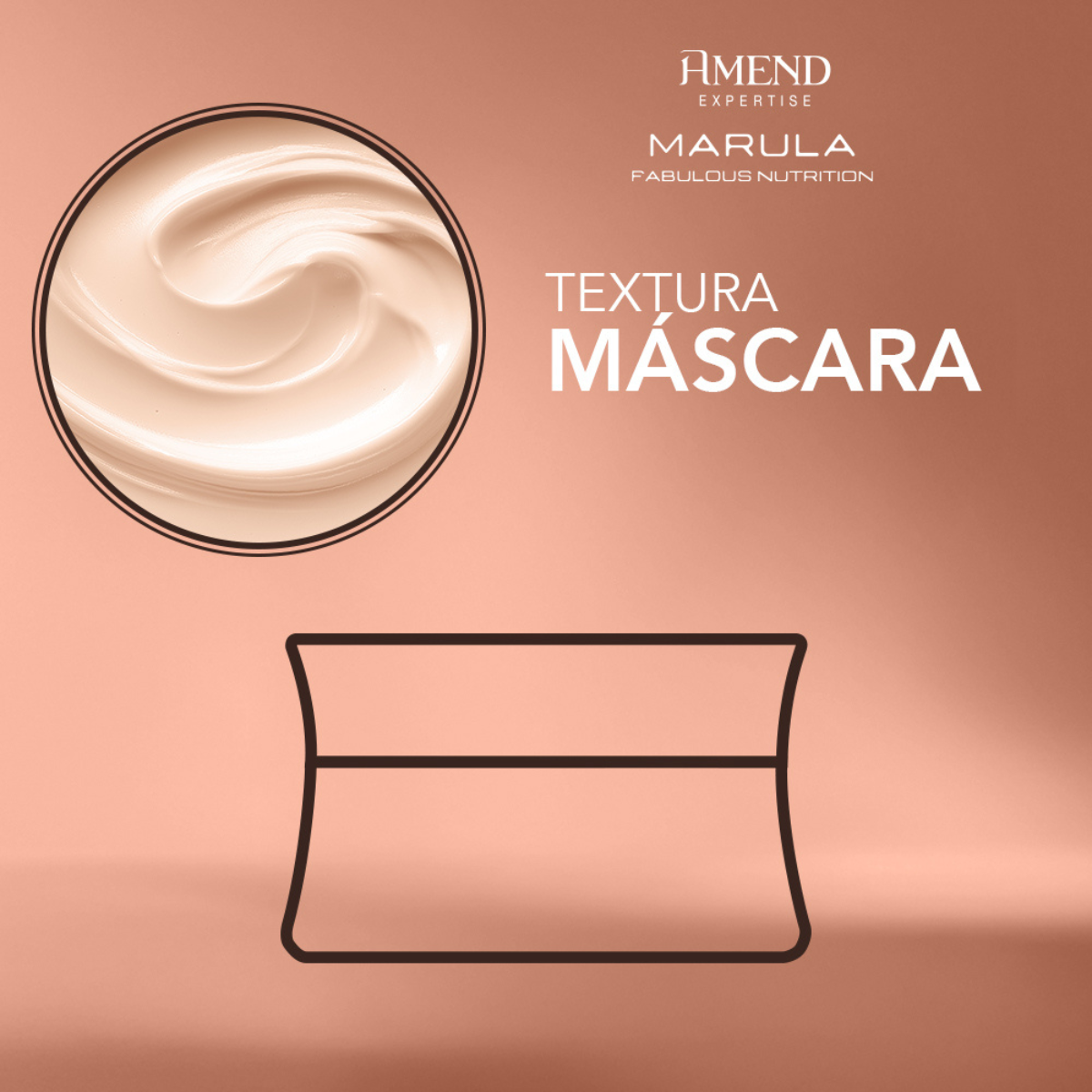 Amend Expertise Marula Fabulous Mascara 300ml + Science Bond Repair Renovador Capilar 90ml ÚNICO 3