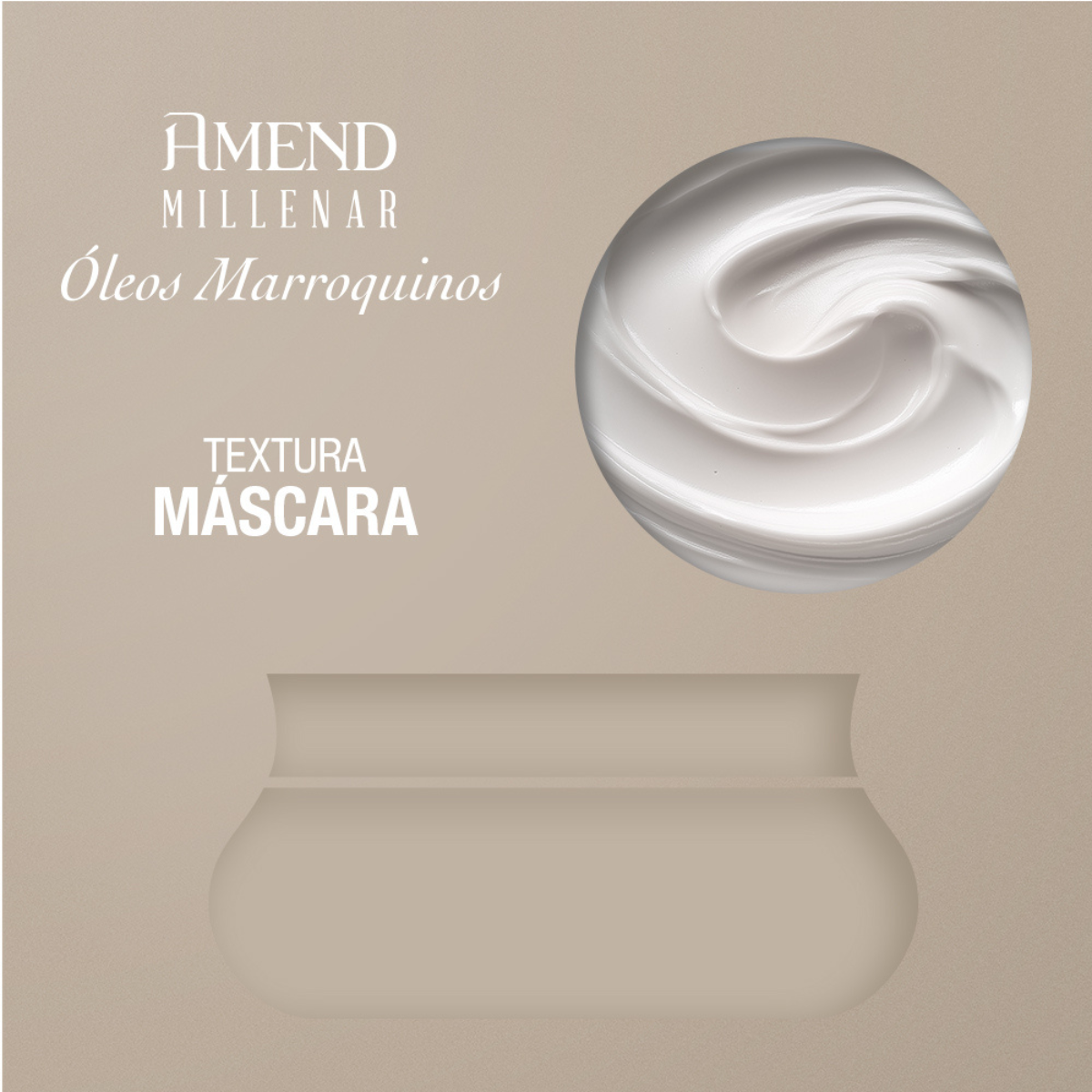 Amend Millenar Óleos Marroquinos Mascara 300ml + Science Bond Repair Renovador Capilar 90ml ÚNICO 5