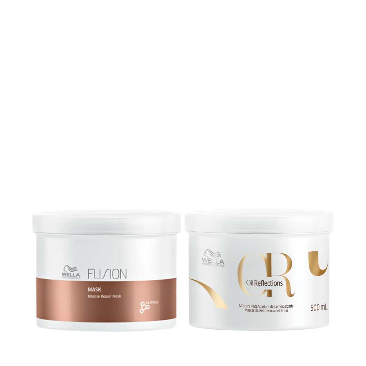 Wella Fusion Masc 500ml + Oil Reflections Masc 500ml