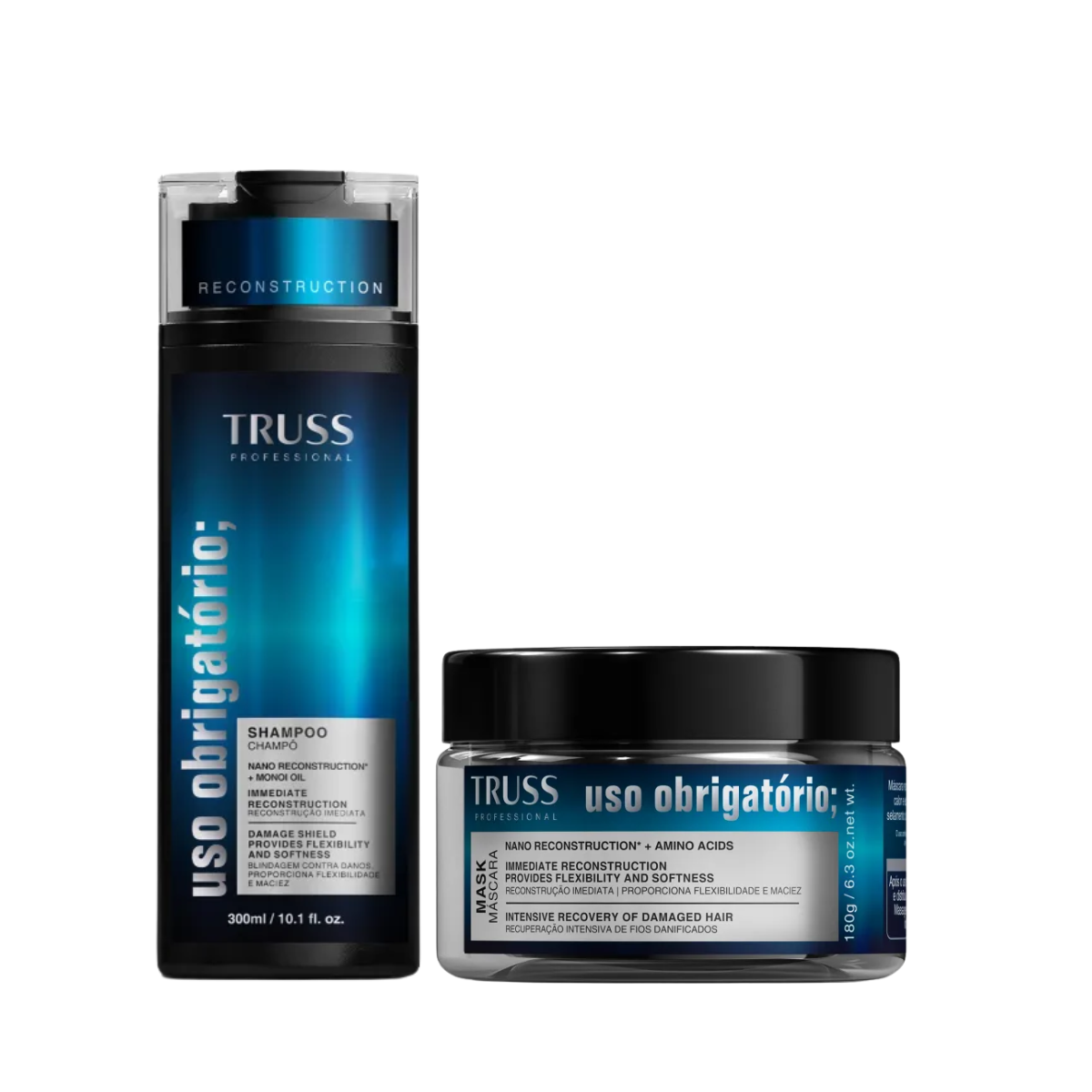 Kit Truss Uso Obrigatório Shampoo 300ml + Máscara 180ml