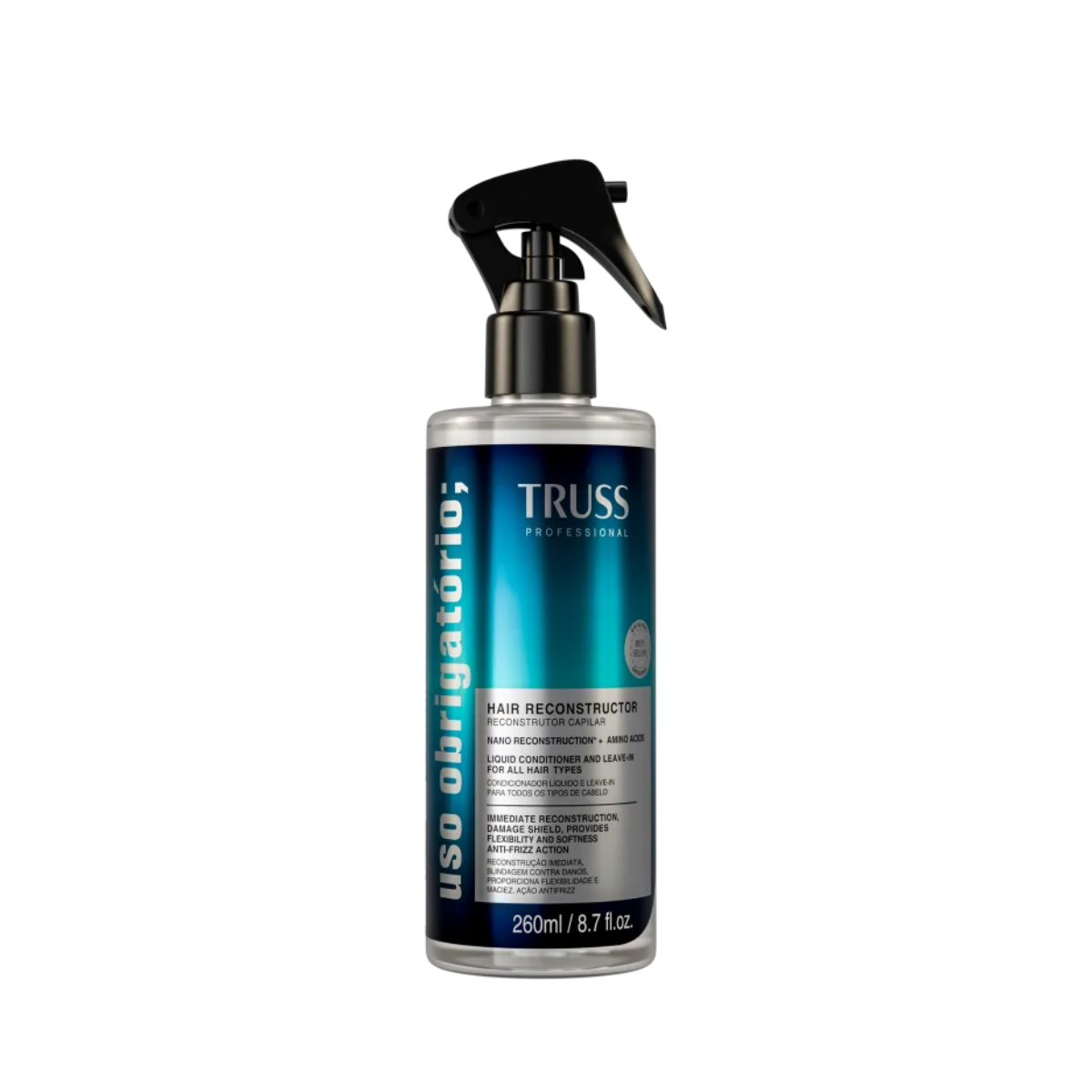 Kit Truss Essencial - Uso Obrigatório Spray Reconstrutor 260ml + Blond Revolution Finalizador Impermeável 100ml ÚNICO 2