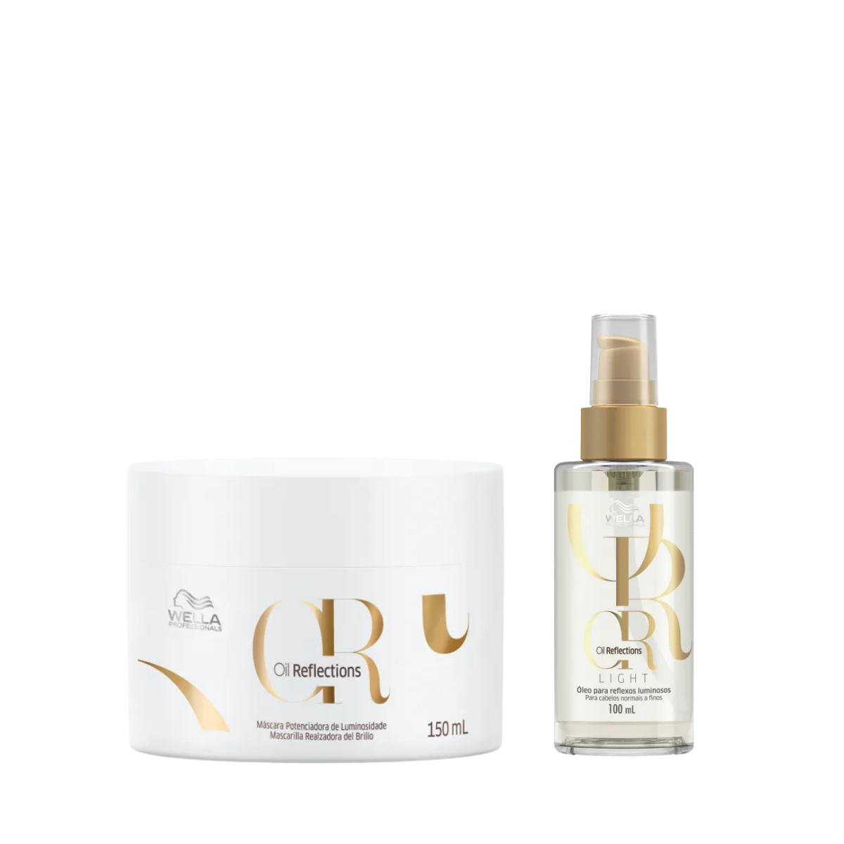 Wella Oil Reflections Masc 150ml + Óleo Light 100ml