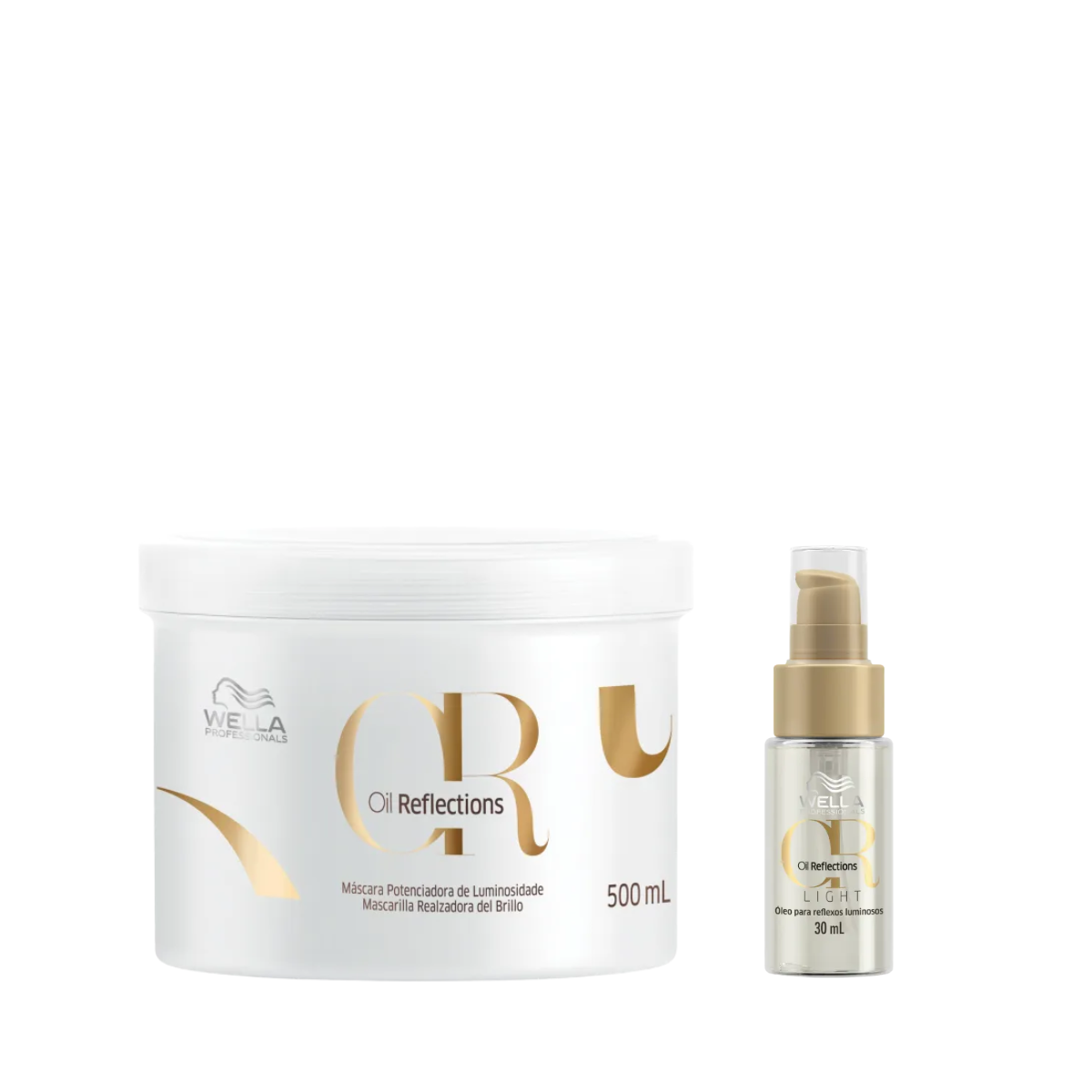 Wella Oil Reflections Masc 500ml + Óleo Light 30ml