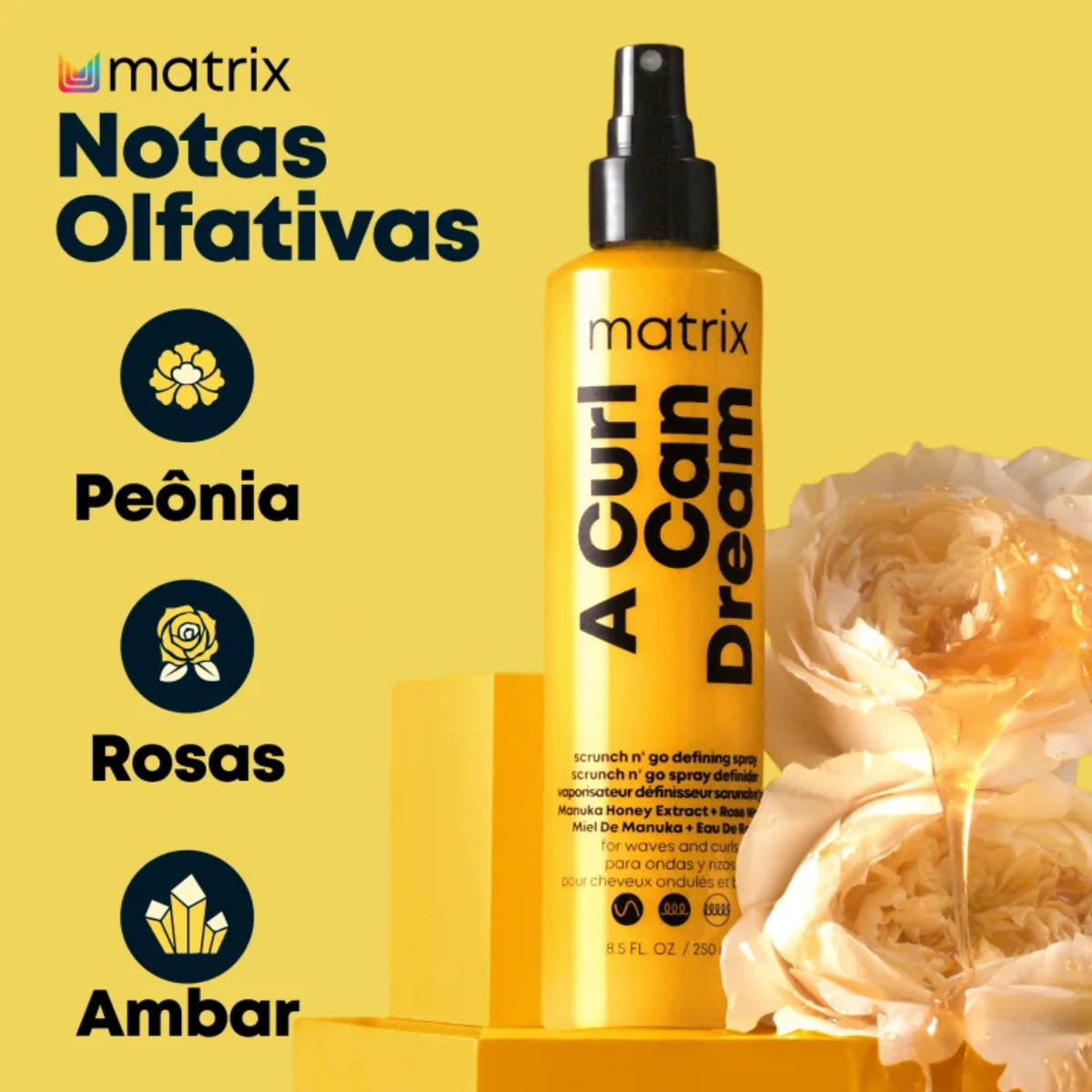 Matrix A Curl Can Dream Spray Modelador de Cachos 250ml 250ml 3