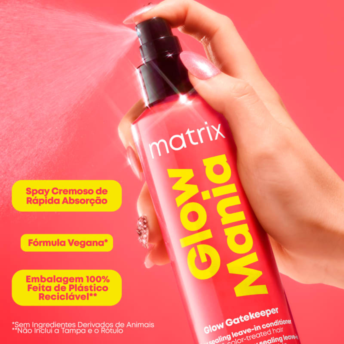 Matrix Glow Mania Leave-in Condicionante Spray 250ml 250ml 2