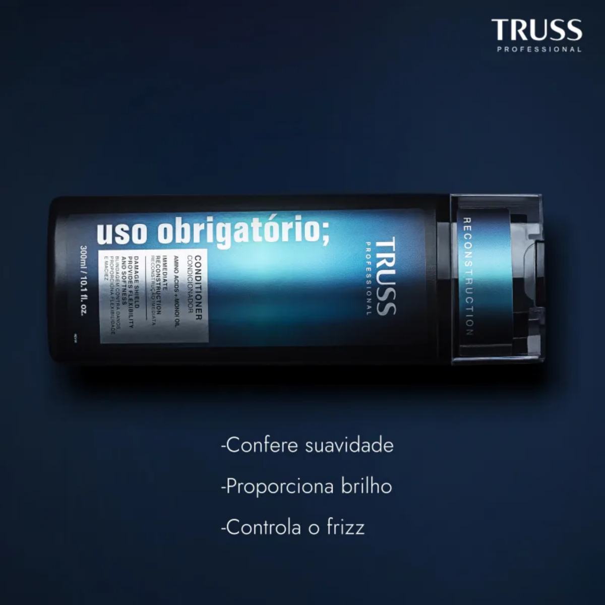 Truss Uso Obrigatório Condicionador Reconstrução Imediata 300ml 300ml 3