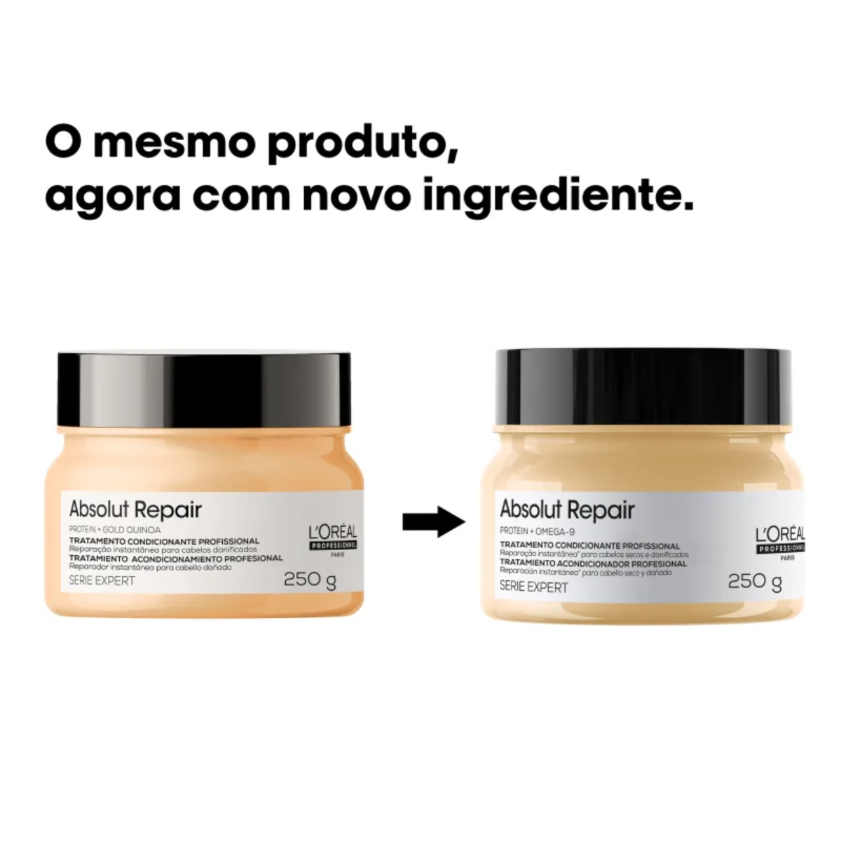 Loreal Reparação Absolut Repair Gold Trio + Óleo 90ml ÚNICO 3