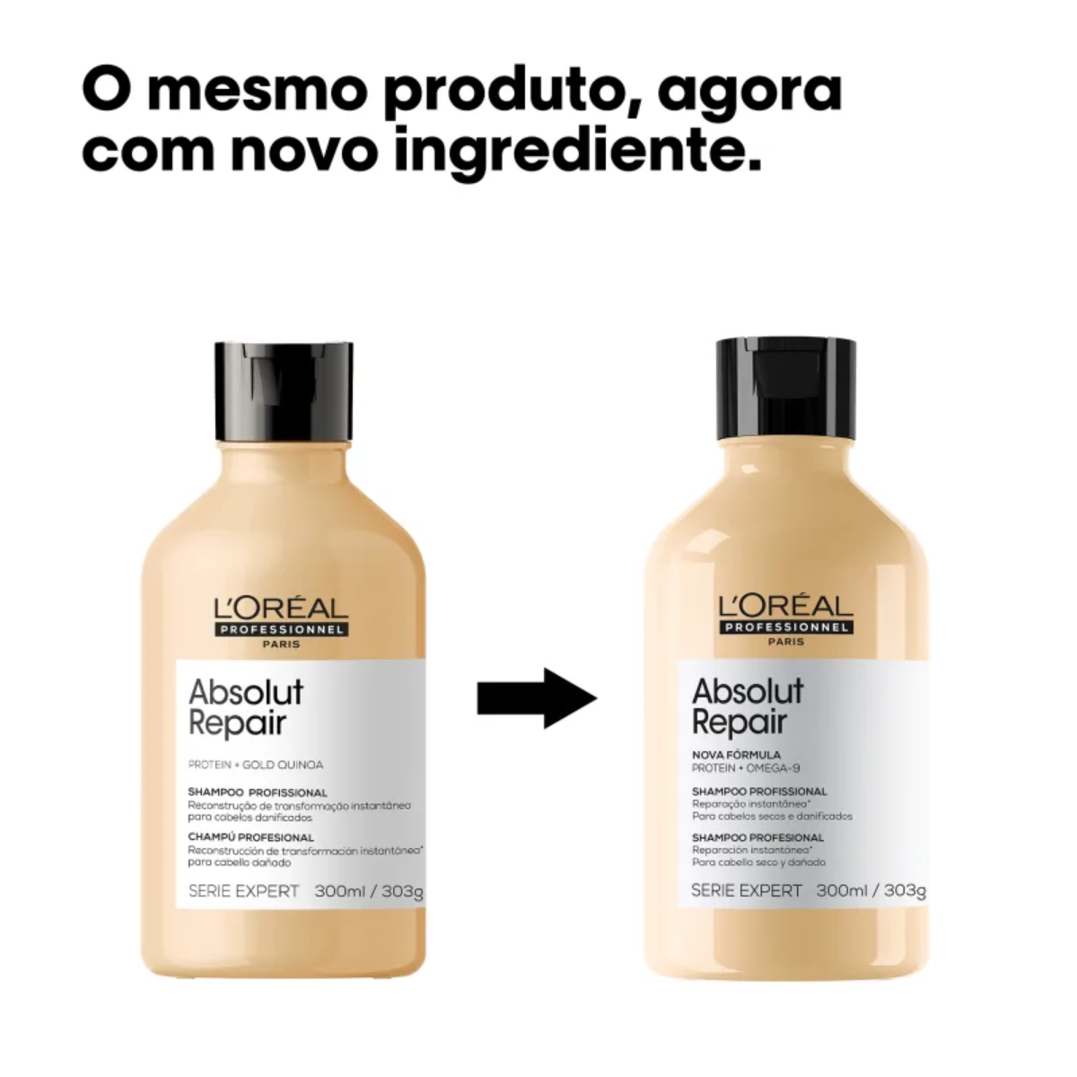Loreal Absolut Repair Gold Trio Light + Óleo 90ml ÚNICO 2